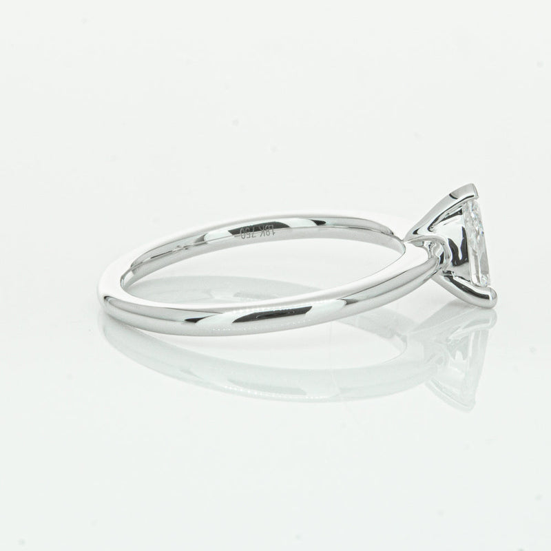 18ct White Gold .40ct Pear Cut Diamond Melba Ring-Ring-Walker & Hall