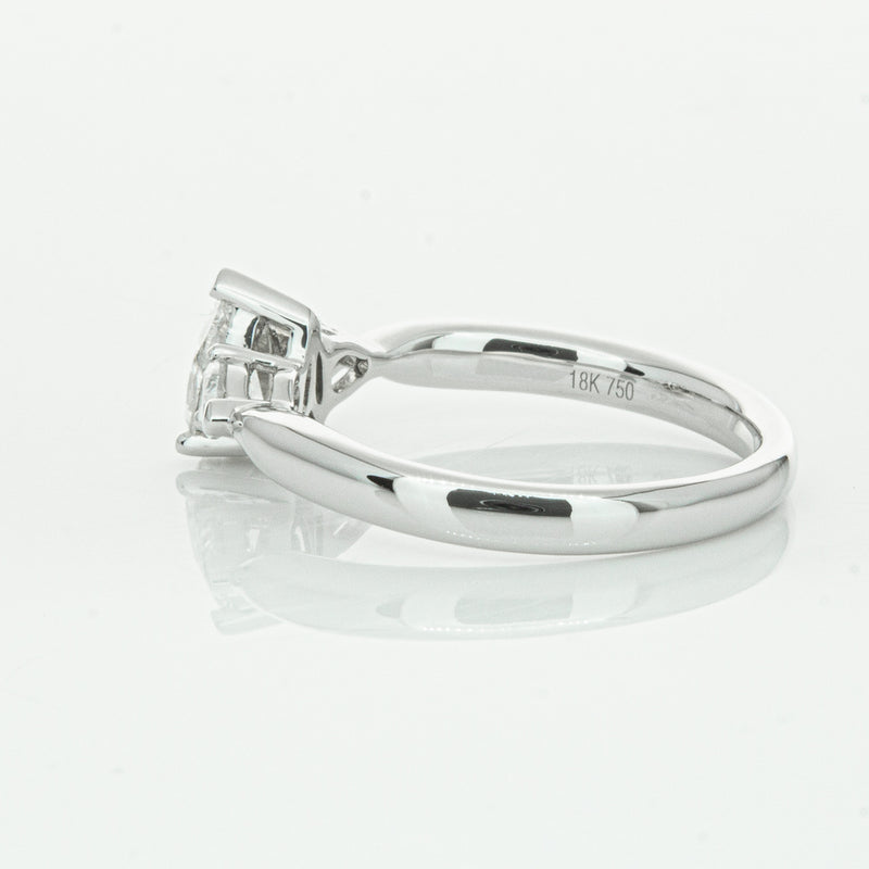 18ct White Gold .52ct Pear Cut Diamond Ayla Ring-Ring-Walker & Hall