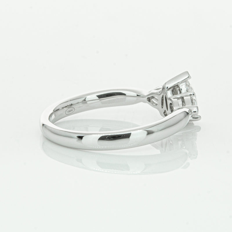 18ct White Gold .52ct Pear Cut Diamond Ayla Ring-Ring-Walker & Hall