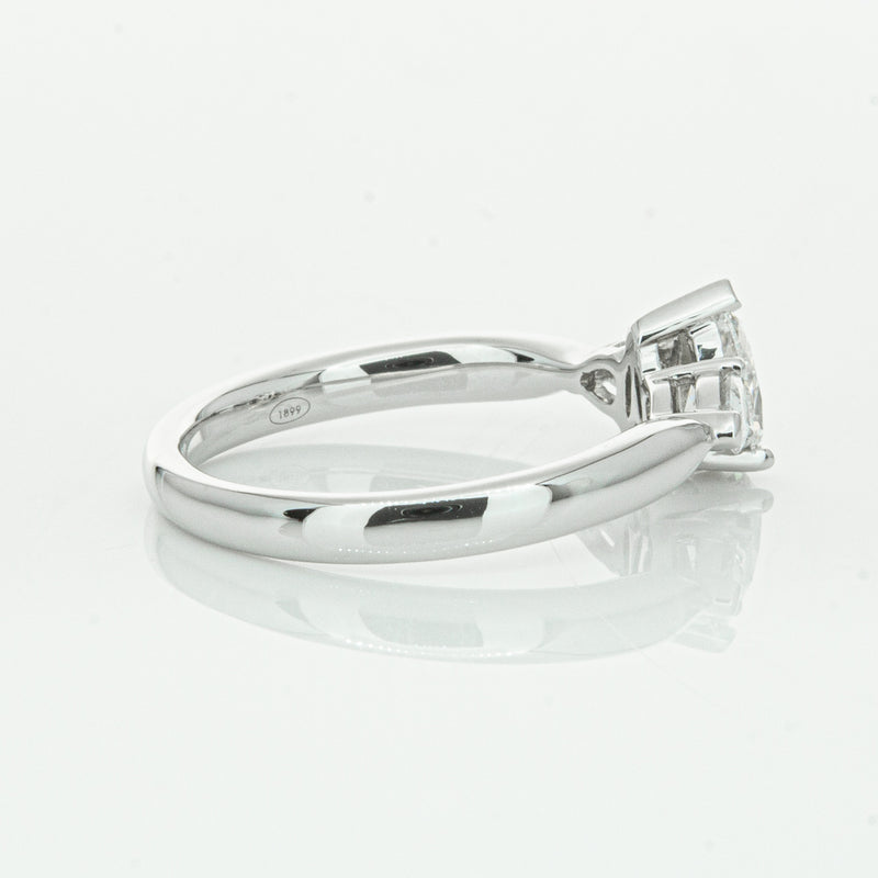 18ct White Gold .52ct Pear Cut Diamond Ayla Ring-Ring-Walker & Hall
