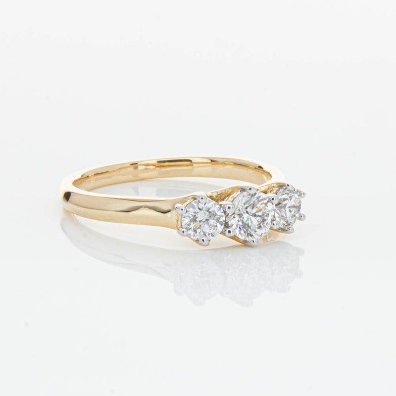 14ct Yellow Gold .70ct Diamond Charis Ring-Ring-Walker & Hall