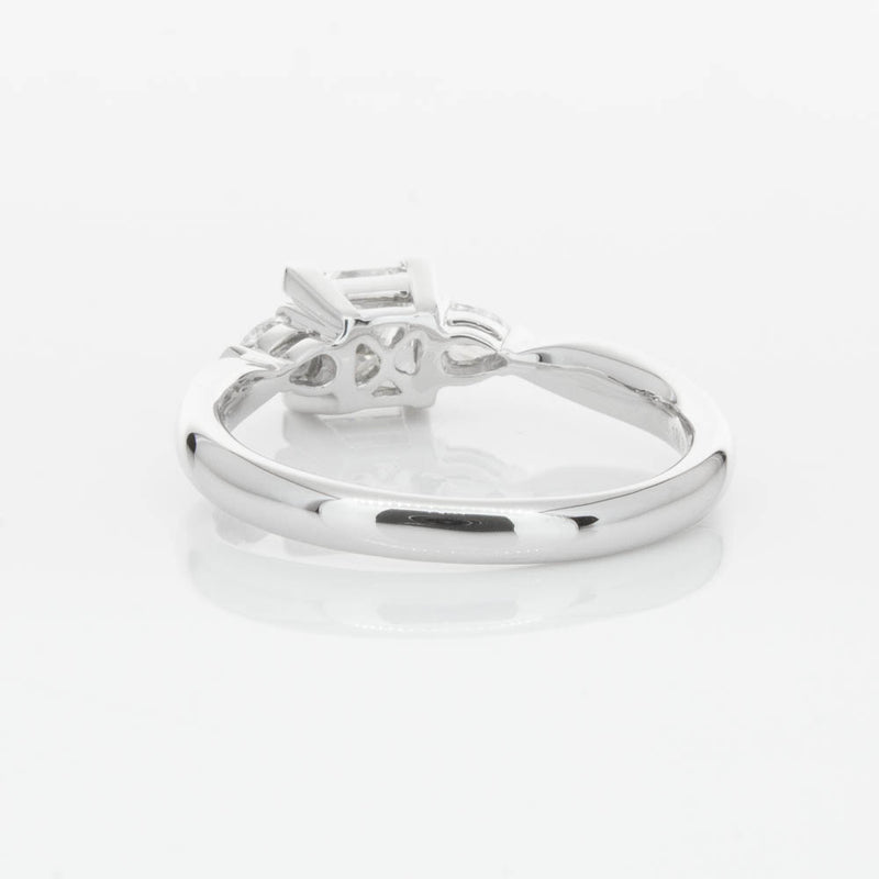 18ct White Gold 1.02ct Princess Cut Diamond Ayla Ring-Ring-Walker & Hall
