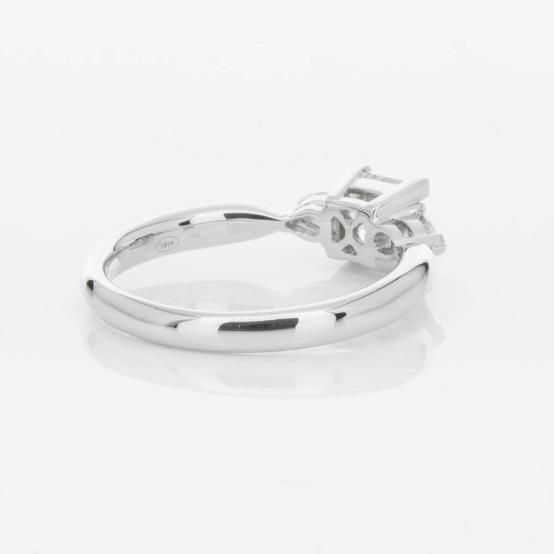 18ct White Gold 1.02ct Princess Cut Diamond Ayla Ring-Ring-Walker & Hall