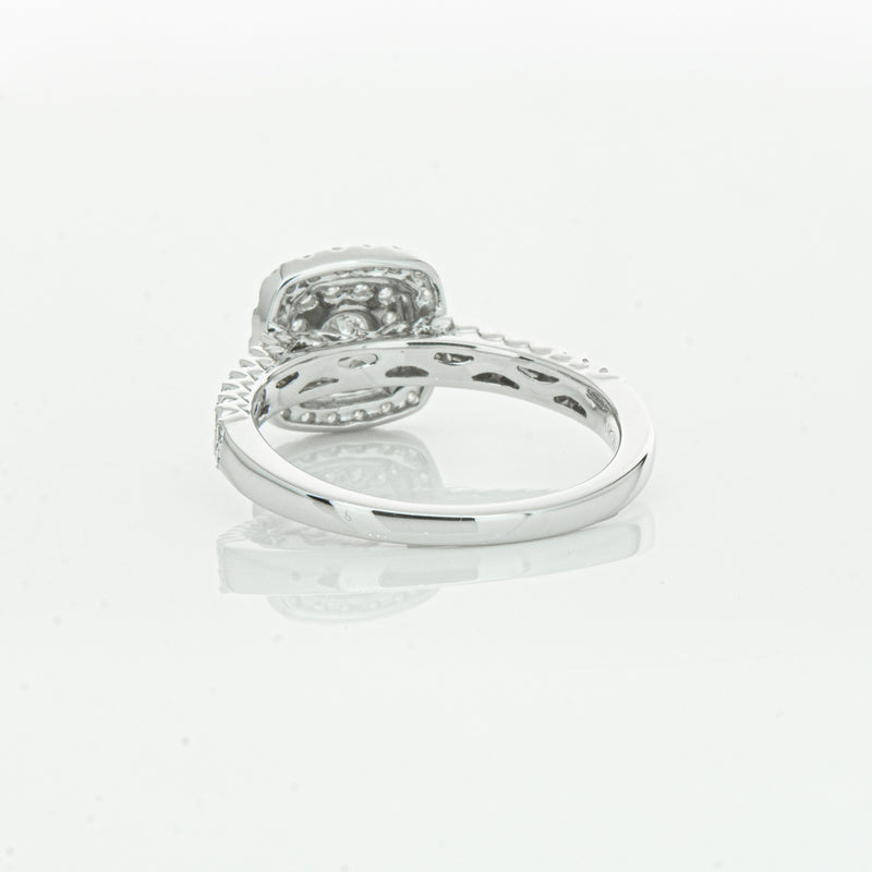 14ct White Gold Diamond Lumiere Ring-Ring-Walker & Hall