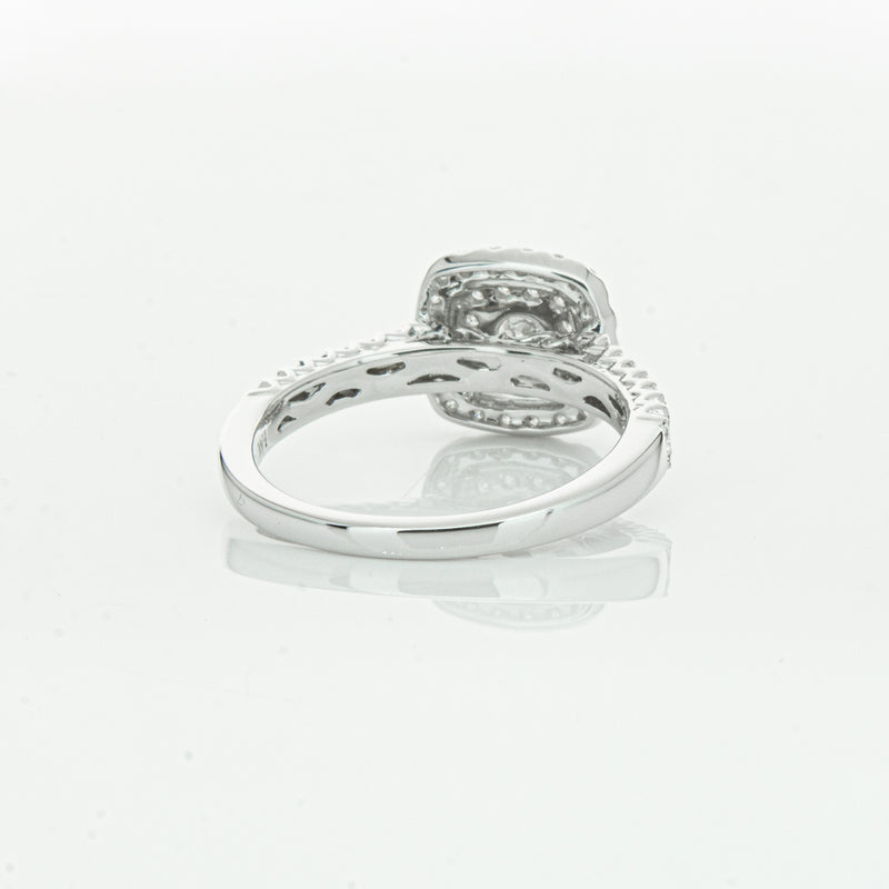 14ct White Gold Diamond Lumiere Ring-Ring-Walker & Hall