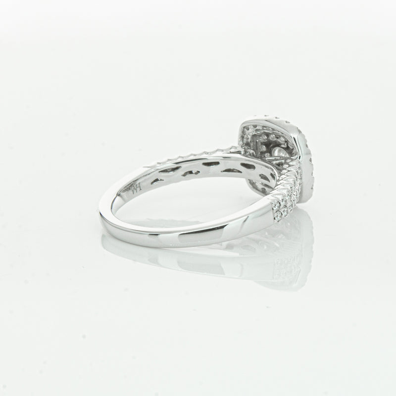 14ct White Gold Diamond Lumiere Ring-Ring-Walker & Hall