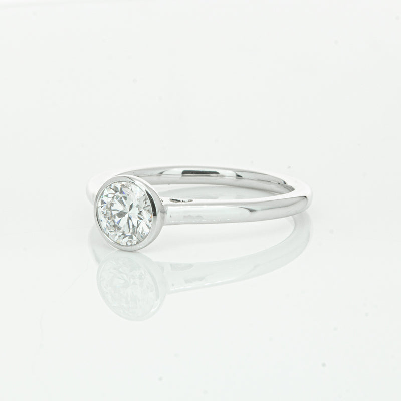 18ct White Gold .71ct Diamond Natalia Ring-Ring-Walker & Hall