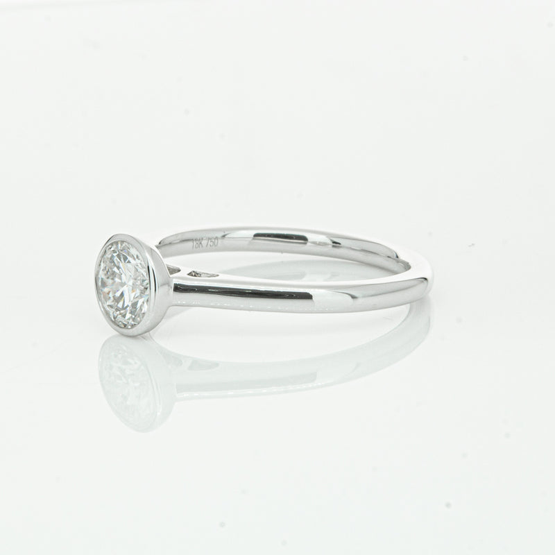 18ct White Gold .71ct Diamond Natalia Ring-Ring-Walker & Hall