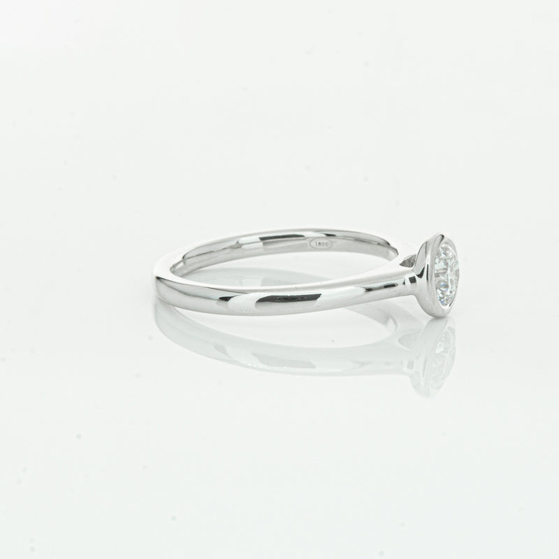 18ct White Gold .50ct Diamond Natalia Ring-Ring-Walker & Hall