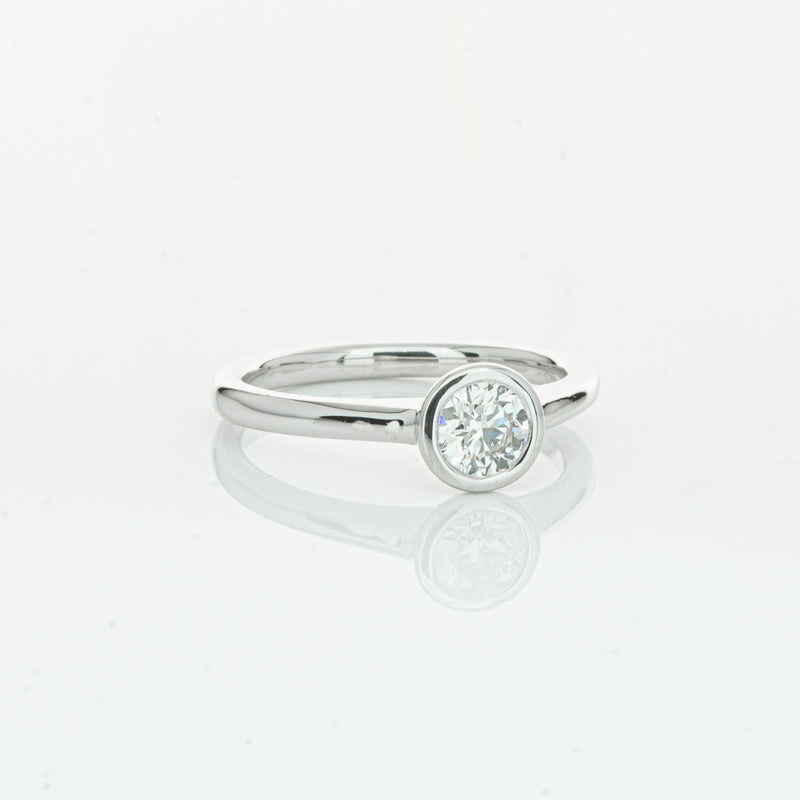 18ct White Gold .50ct Diamond Natalia Ring-Ring-Walker & Hall