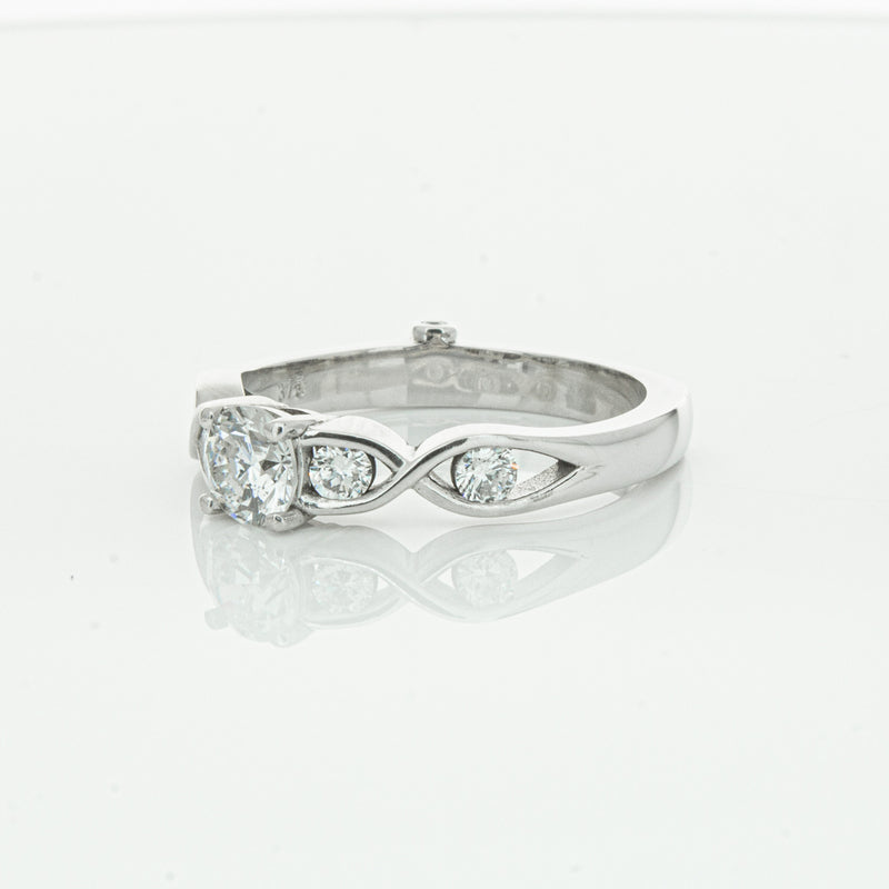 Deja Vu 9ct White Gold .50ct Diamond Ring-Ring-Walker & Hall