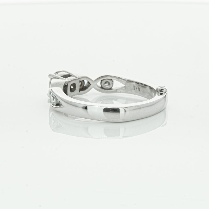 Deja Vu 9ct White Gold .50ct Diamond Ring-Ring-Walker & Hall