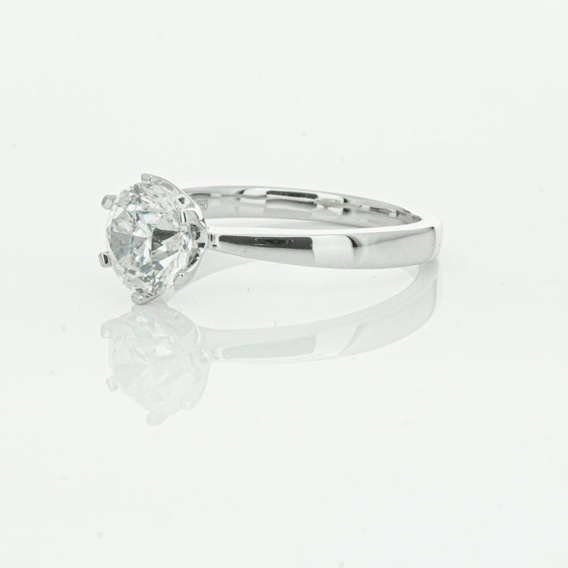 18ct White Gold 1.50ct Diamond Nova Ring-Ring-Walker & Hall