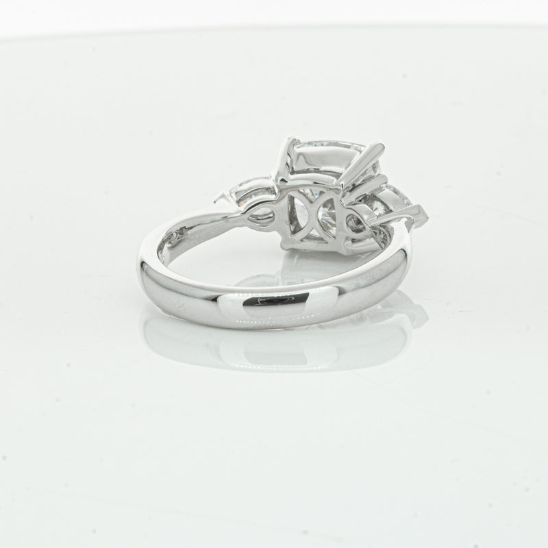 18ct White Gold Cushion Cut Diamond Ayla Ring-Ring-Walker & Hall