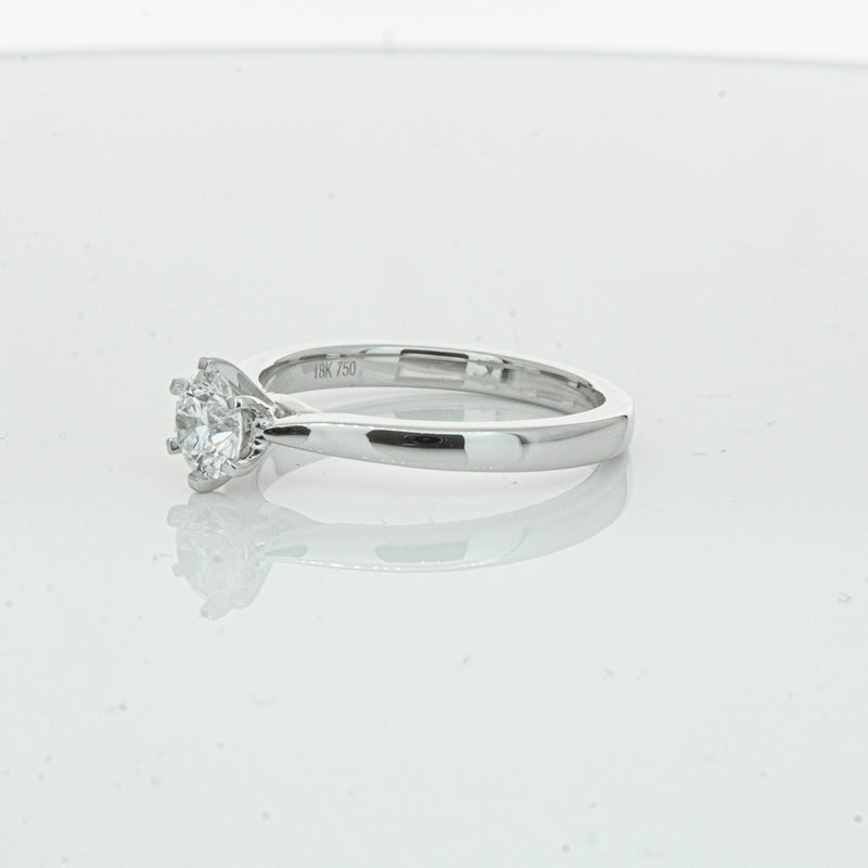 18ct White Gold .56ct Diamond Capri Ring-Ring-Walker & Hall