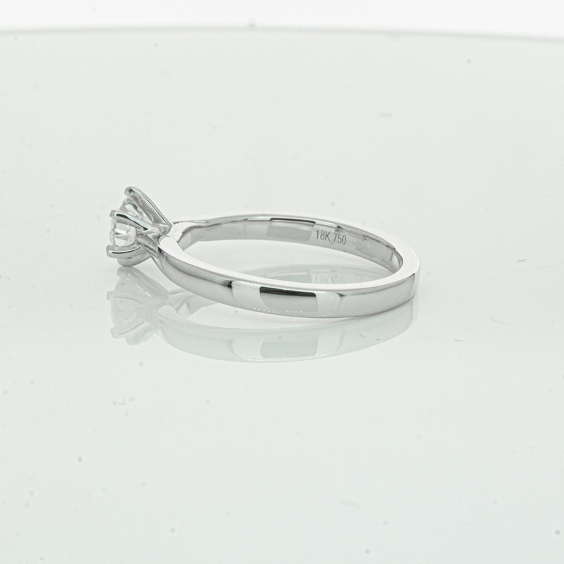 18ct White Gold .56ct Diamond Capri Ring-Ring-Walker & Hall