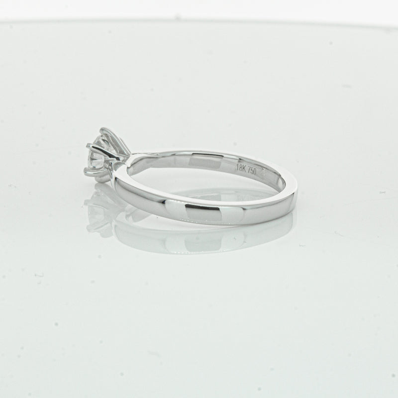 18ct White Gold .56ct Diamond Capri Ring-Ring-Walker & Hall