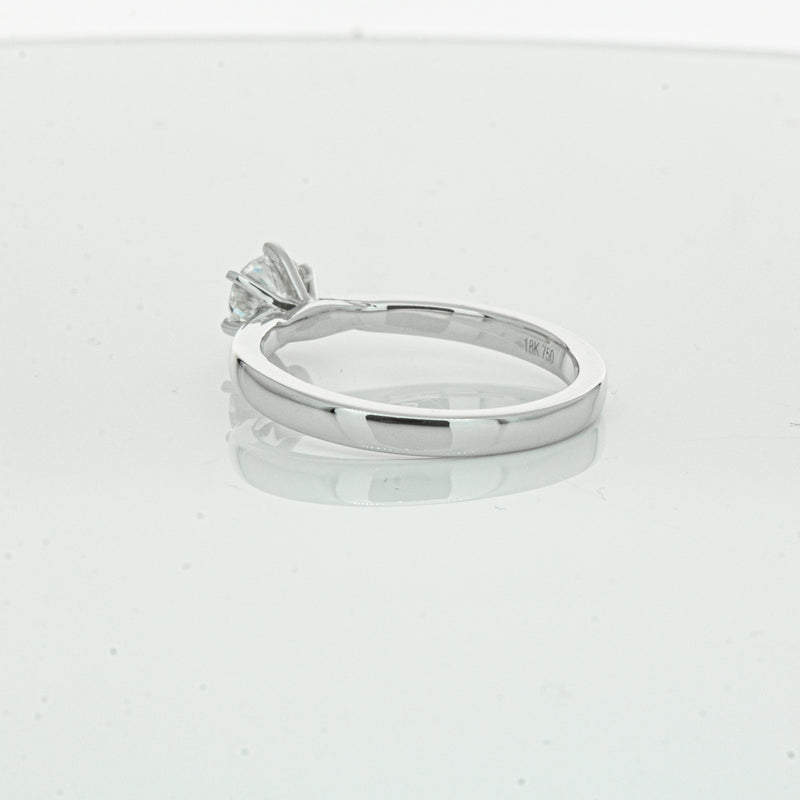 18ct White Gold .56ct Diamond Capri Ring-Ring-Walker & Hall