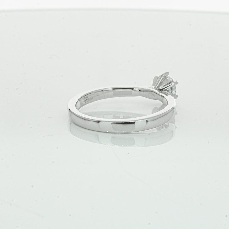18ct White Gold .56ct Diamond Capri Ring-Ring-Walker & Hall