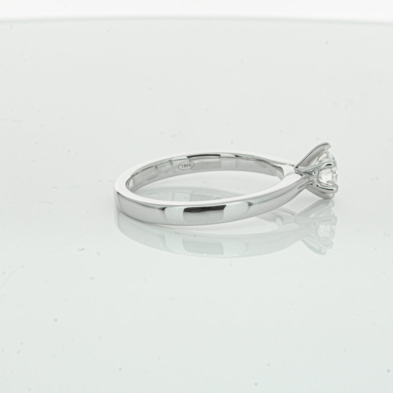 18ct White Gold .56ct Diamond Capri Ring-Ring-Walker & Hall
