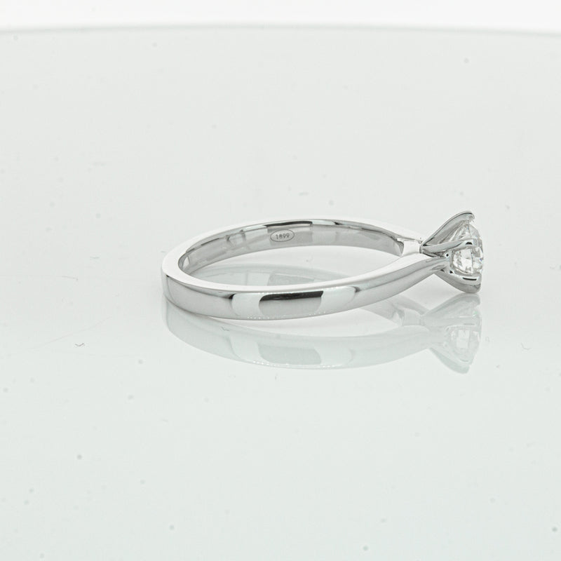 18ct White Gold .56ct Diamond Capri Ring-Ring-Walker & Hall