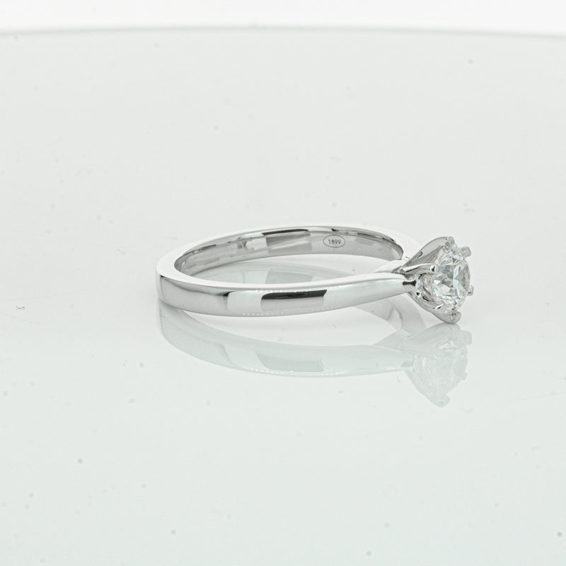 18ct White Gold .56ct Diamond Capri Ring-Ring-Walker & Hall