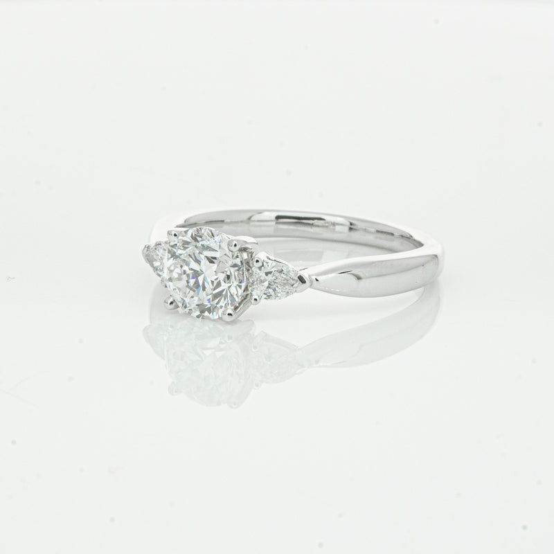 18ct White Gold 1.00ct Diamond Ayla Ring-Ring-Walker & Hall