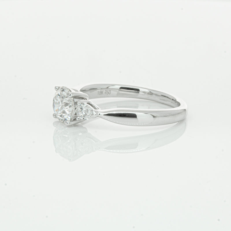 18ct White Gold 1.00ct Diamond Ayla Ring-Ring-Walker & Hall