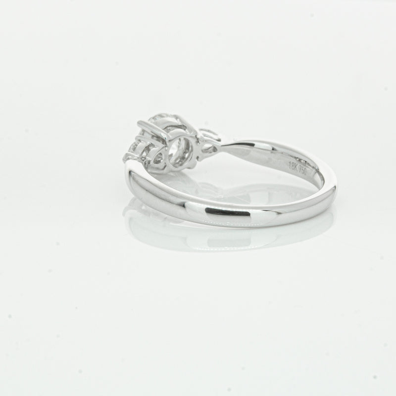 18ct White Gold 1.00ct Diamond Ayla Ring-Ring-Walker & Hall