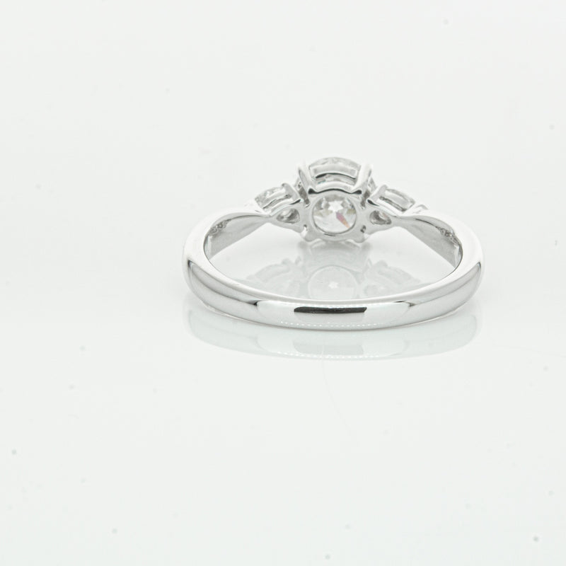 18ct White Gold 1.00ct Diamond Ayla Ring-Ring-Walker & Hall