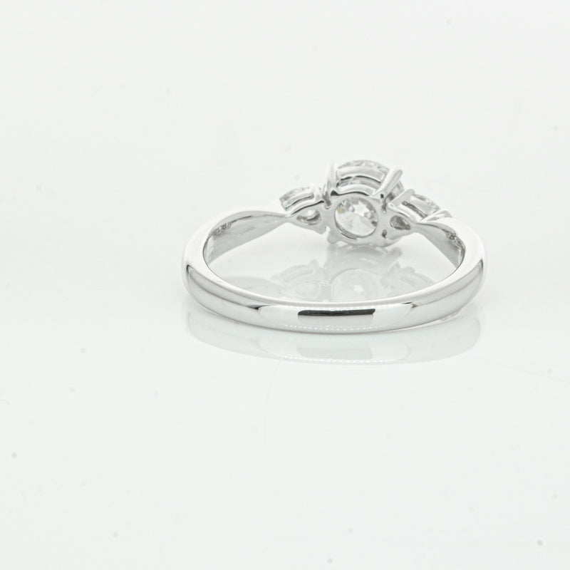 18ct White Gold 1.00ct Diamond Ayla Ring-Ring-Walker & Hall