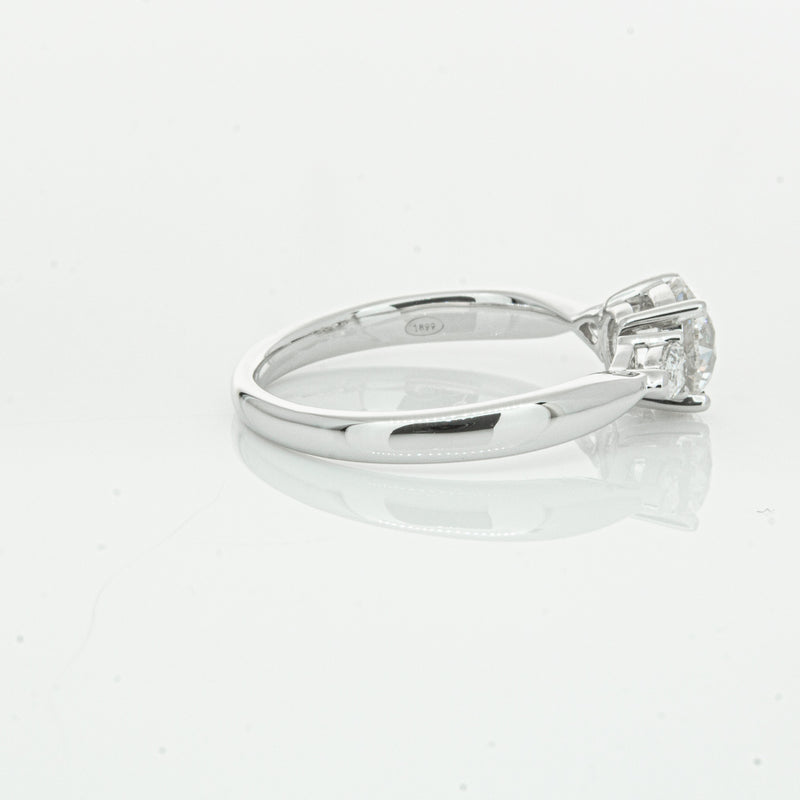 18ct White Gold 1.00ct Diamond Ayla Ring-Ring-Walker & Hall