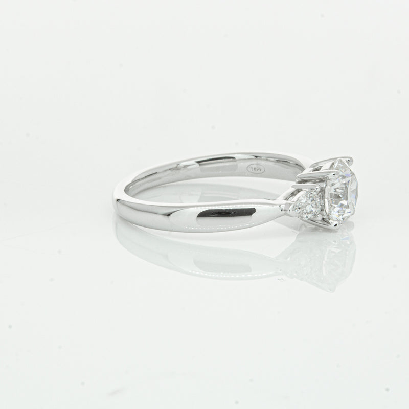 18ct White Gold 1.00ct Diamond Ayla Ring-Ring-Walker & Hall