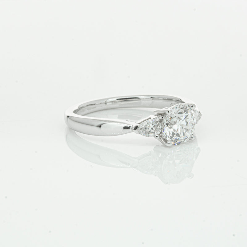 18ct White Gold 1.00ct Diamond Ayla Ring-Ring-Walker & Hall
