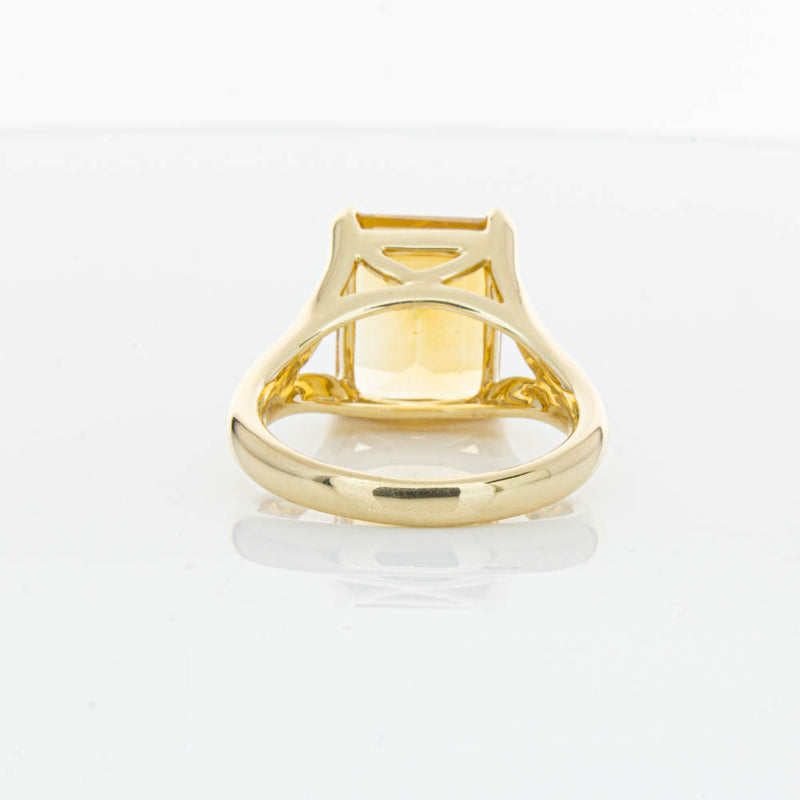 14ct Yellow Gold Citrine Verona Ring-Ring-Walker & Hall