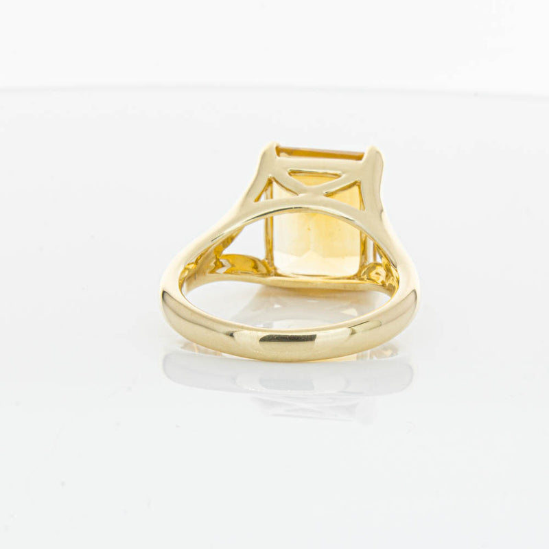 14ct Yellow Gold Citrine Verona Ring-Ring-Walker & Hall