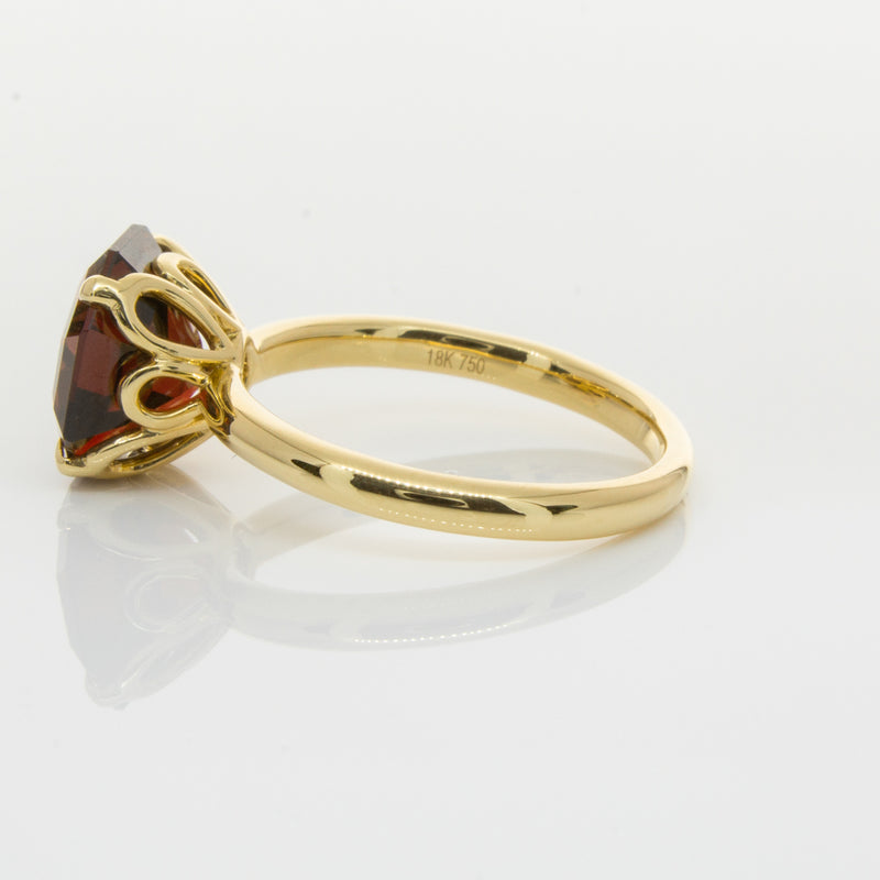 18ct Yellow Gold Garnet Octavia Ring-Ring-Walker & Hall