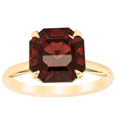 18ct Yellow Gold Garnet Octavia Ring-Ring-Walker & Hall