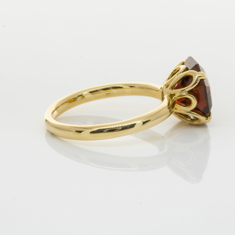 18ct Yellow Gold Garnet Octavia Ring-Ring-Walker & Hall