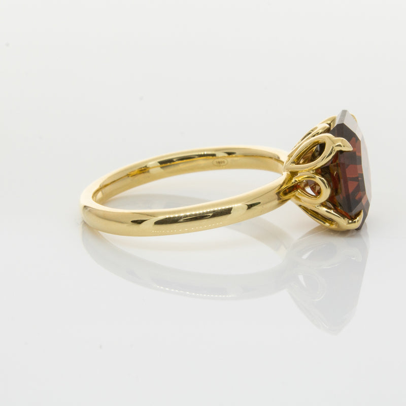 18ct Yellow Gold Garnet Octavia Ring-Ring-Walker & Hall