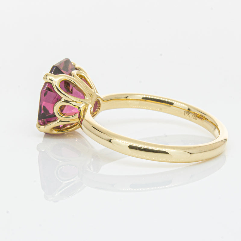 18ct Yellow Gold Pink Tourmaline Octavia Ring-Ring-Walker & Hall