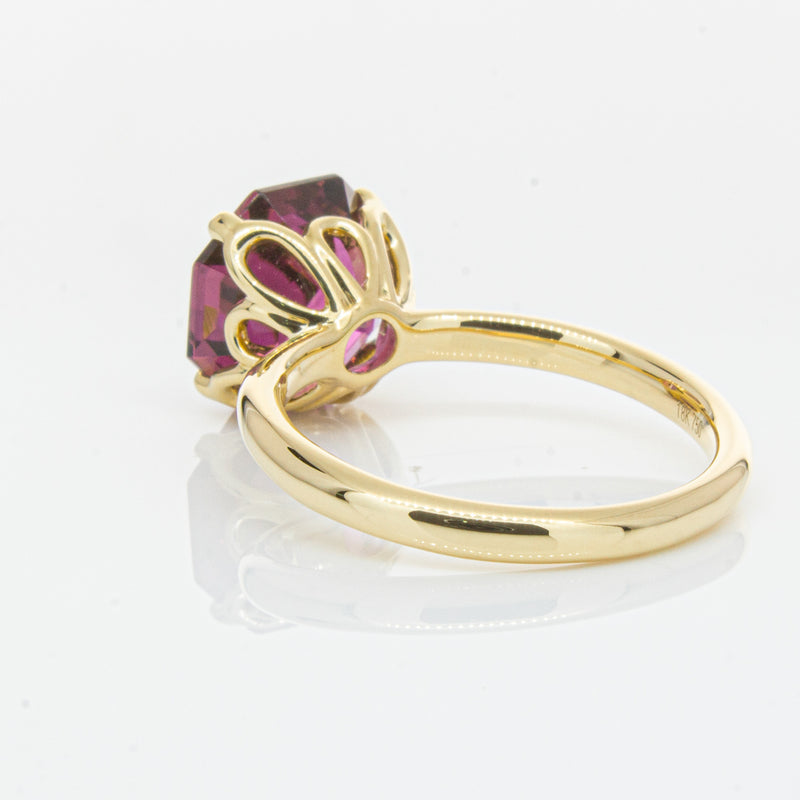 18ct Yellow Gold Pink Tourmaline Octavia Ring-Ring-Walker & Hall