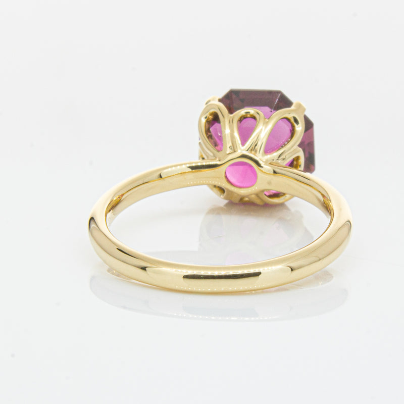 18ct Yellow Gold Pink Tourmaline Octavia Ring-Ring-Walker & Hall