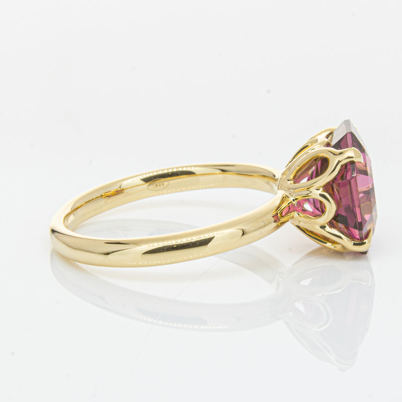 18ct Yellow Gold Pink Tourmaline Octavia Ring-Ring-Walker & Hall