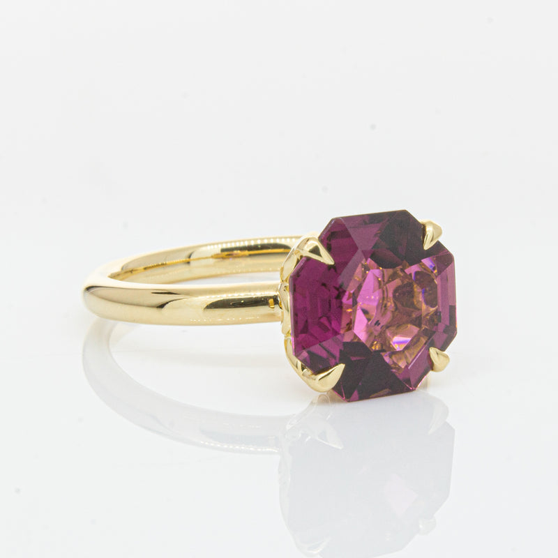 18ct Yellow Gold Pink Tourmaline Octavia Ring-Ring-Walker & Hall
