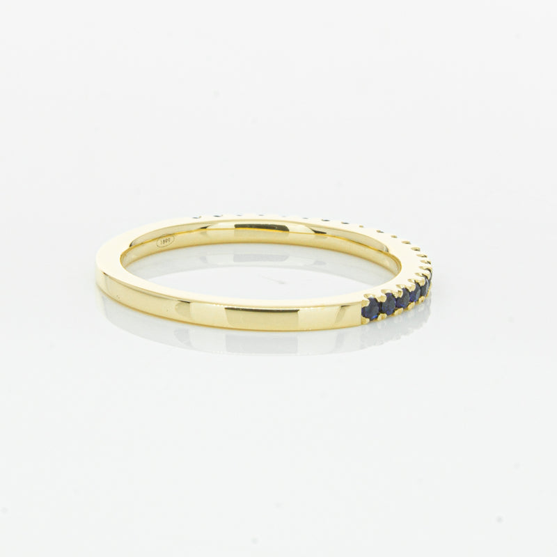 18ct Yellow Gold Sapphire Millie Band-Ring-Walker & Hall