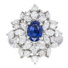 Deja Vu Platinum 2.11ct Sapphire & Diamond Ring - Ring - Walker & Hall