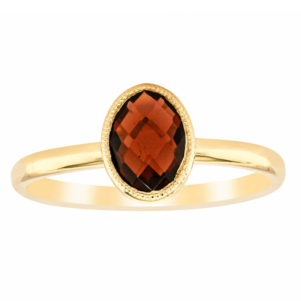 Saffron gemstone sale ring