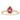 18ct Yellow Gold .59ct Pink Tourmaline & Diamond Mini Sierra Ring - Ring - Walker & Hall