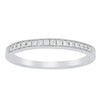 18ct White Gold .12ct Diamond Aurora Band - Ring - Walker & Hall